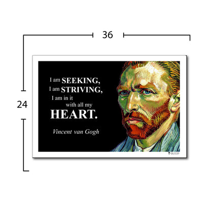 Vincent van Gogh Inspirational Quote Wall Art