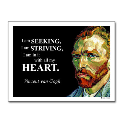 Vincent van Gogh Inspirational Quote Wall Art