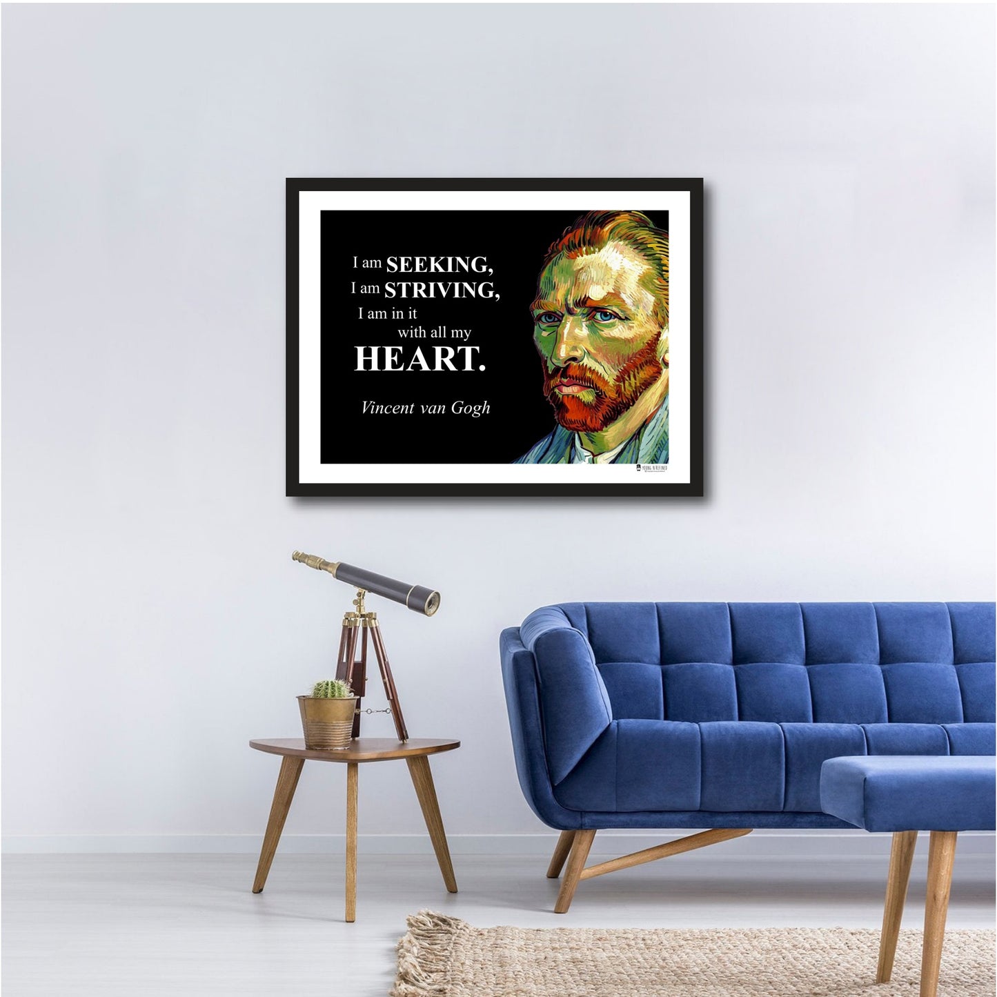 Vincent van Gogh Inspirational Quote Wall Art
