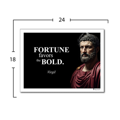 Virgil Inspirational Quote Wall Art