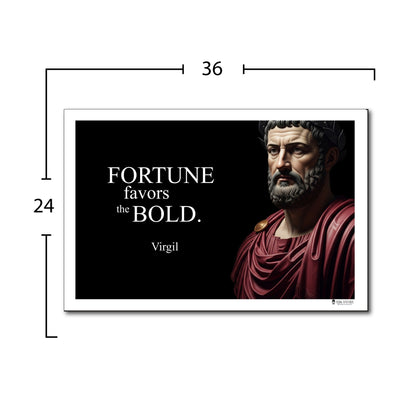 Virgil Inspirational Quote Wall Art