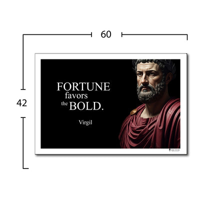 Virgil Inspirational Quote Wall Art