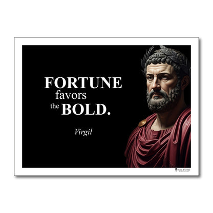Virgil Inspirational Quote Wall Art