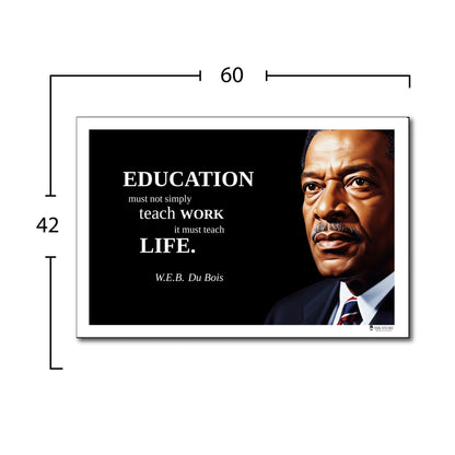 W.E.B. Du Bois Inspirational Quote Poster - Young N Refined