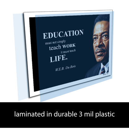 W.E.B. Du Bois Inspirational Quote Poster - Young N Refined