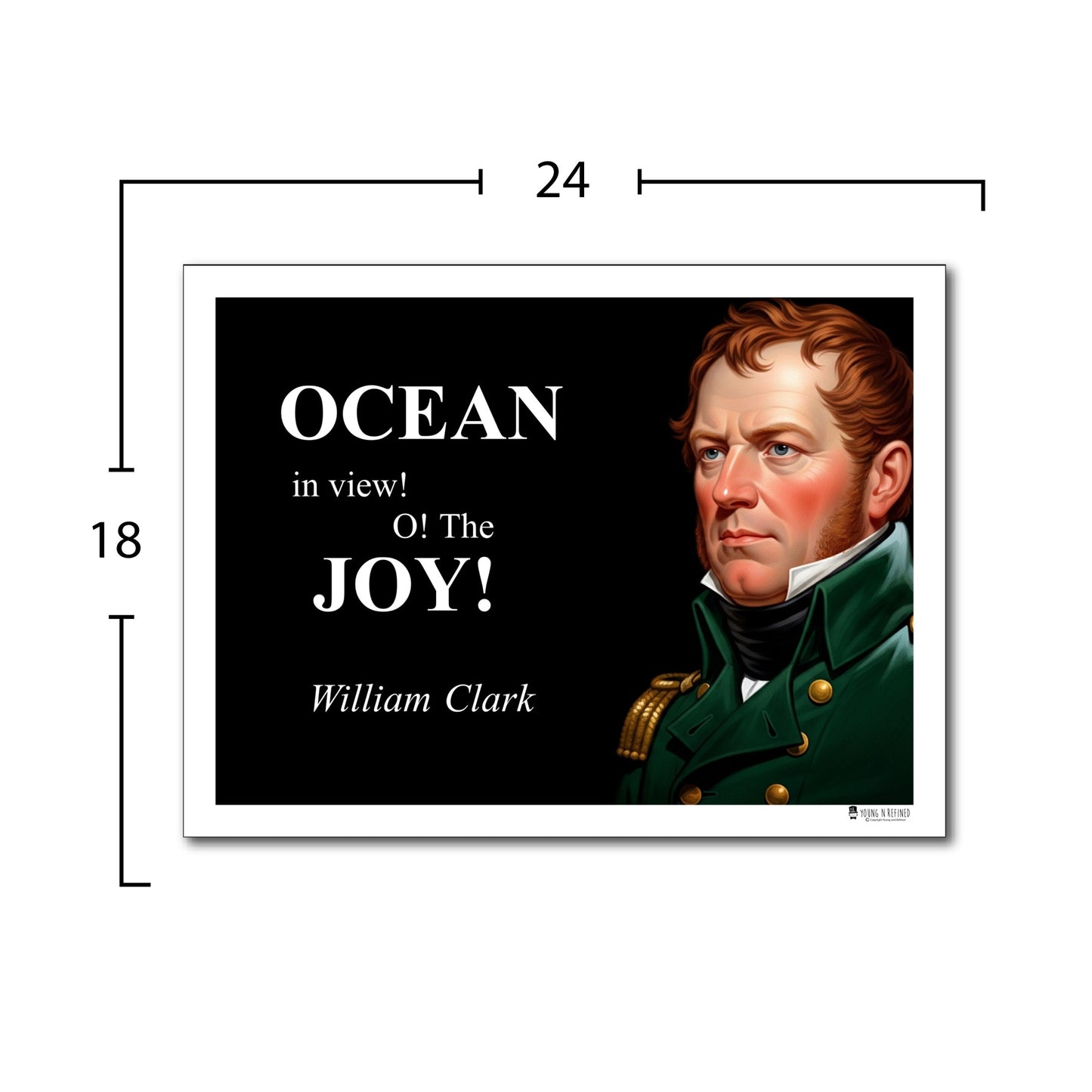William Clark Inspirational Quote Wall Art