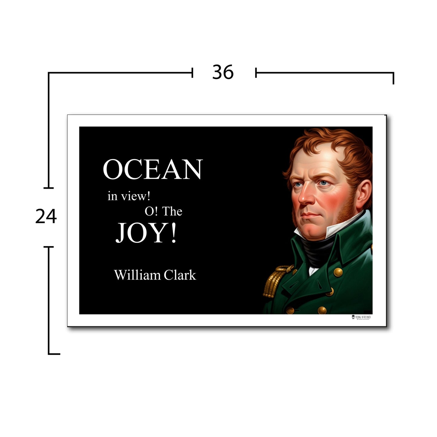 William Clark Inspirational Quote Wall Art