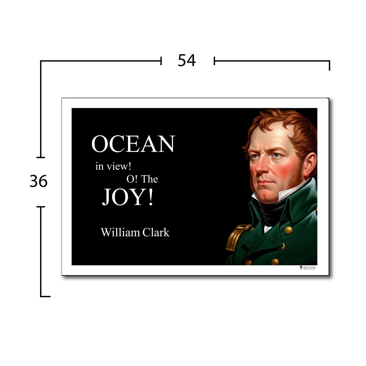 William Clark Inspirational Quote Wall Art