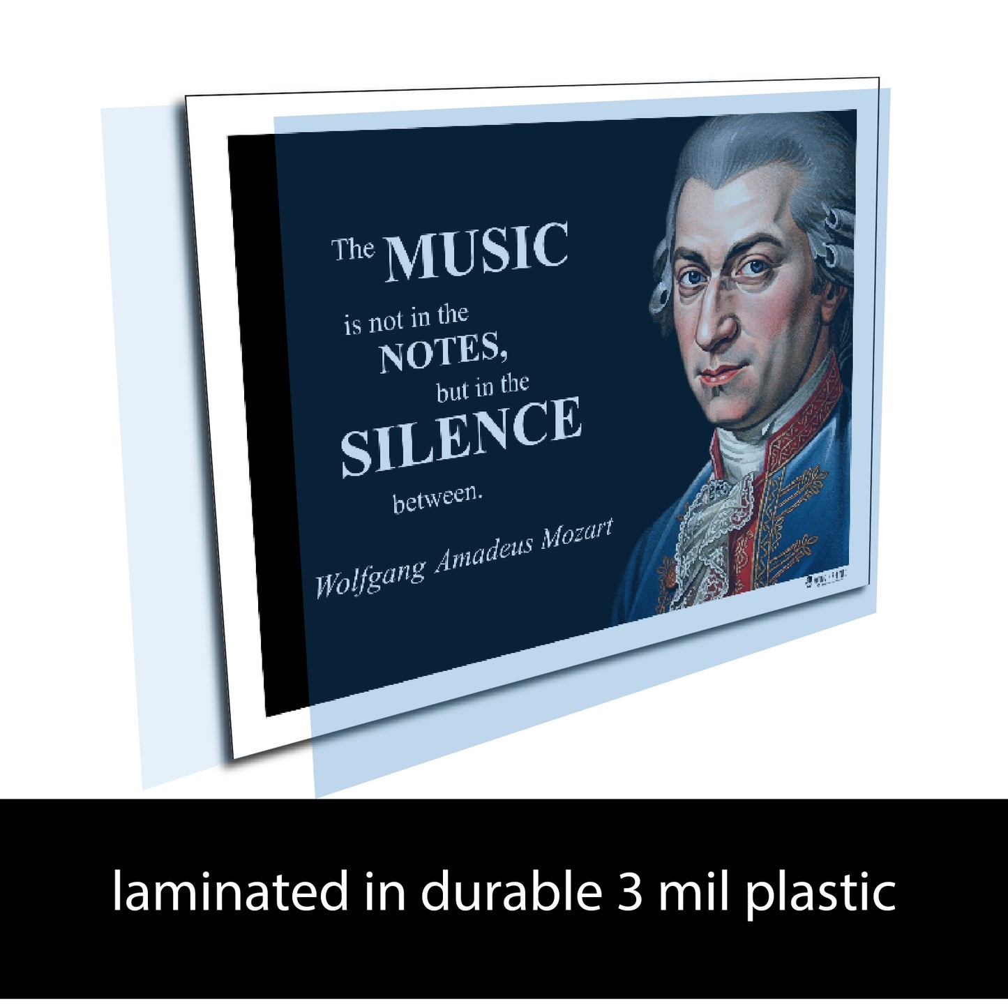 Wolfgang Amadeus Mozart Inspirational Quote Wall Art