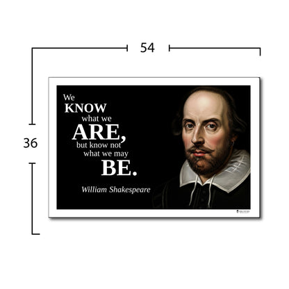 William Shakespeare Inspirational Quote Wall Art