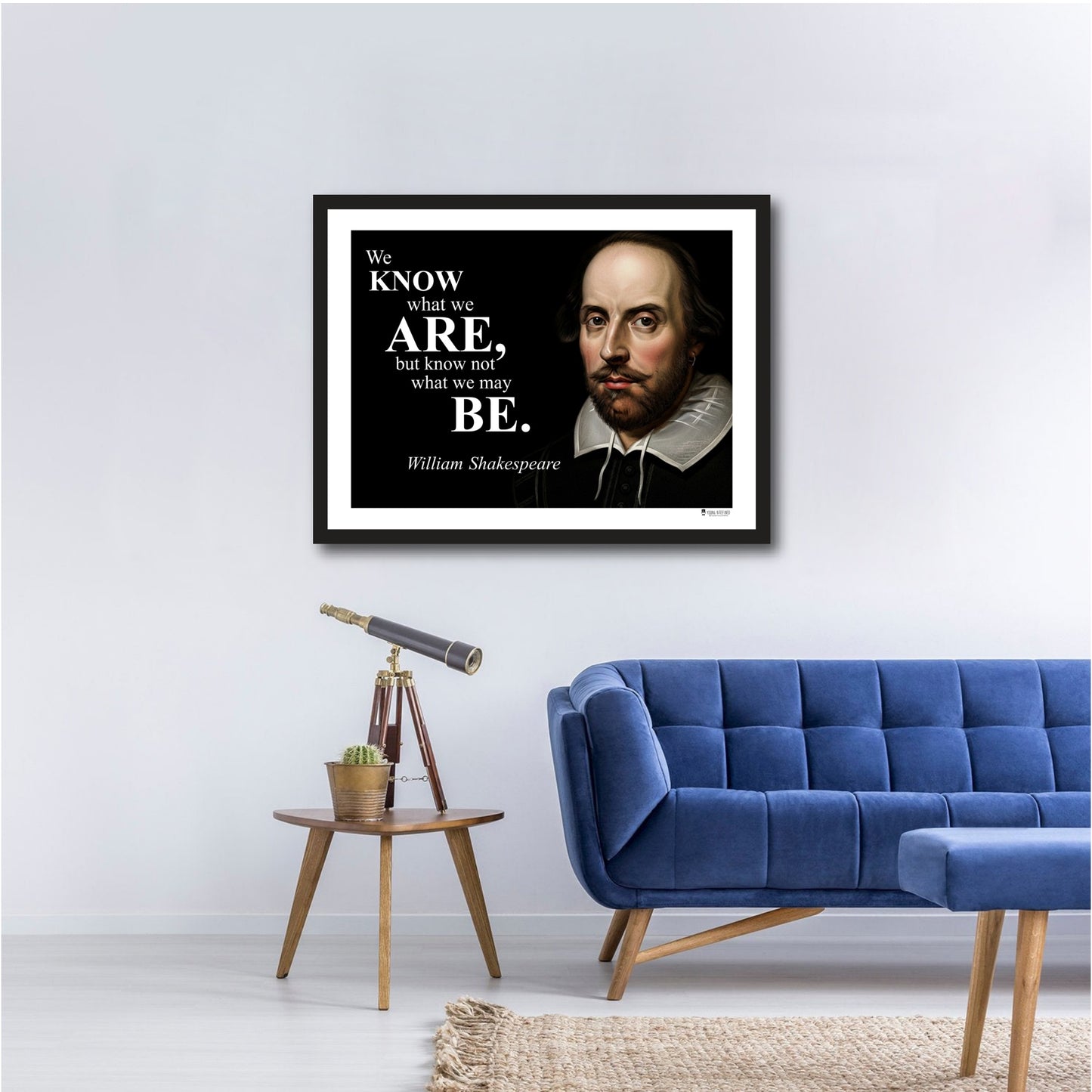 William Shakespeare Inspirational Quote Wall Art