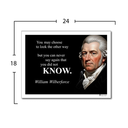William Wilberforce Inspirational Quote Poster - Young N Refined