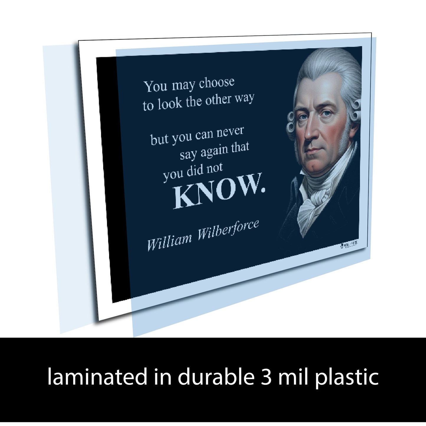 William Wilberforce Inspirational Quote Poster - Young N Refined