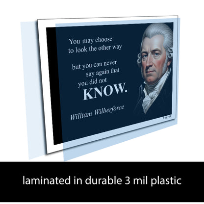 William Wilberforce Inspirational Quote Poster - Young N Refined