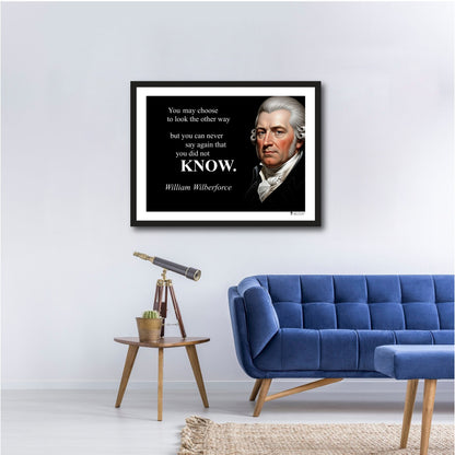 William Wilberforce Inspirational Quote Poster - Young N Refined