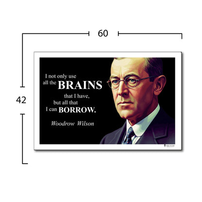 Woodrow Wilson Inspirational Quote Wall Art