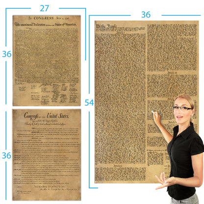 American Founding documents 3 pack Laminated replica