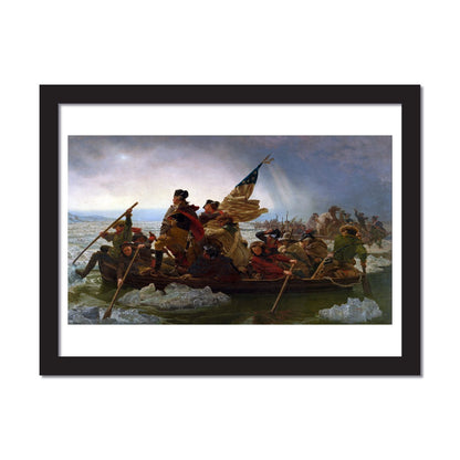 George Washington's crossing of the Delaware River oil painting reproduction print of national american patriotism - Young N' Refined