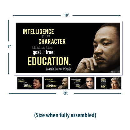 Quotes Prints of Civil Rights Heros (4 Inspiring Collections of Famous Quotes), Including Martin Luther King Posters, Rosa Parker, Malcolm X Posters and Maya Angelou Art Prints