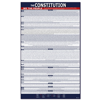 American Founding documents LARGE Laminated 4 Pack