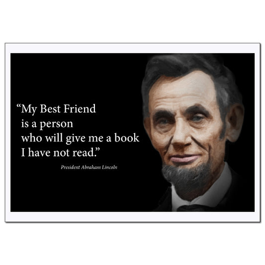 Abraham Lincoln Inspirational Quotes Poster - Young N Refined