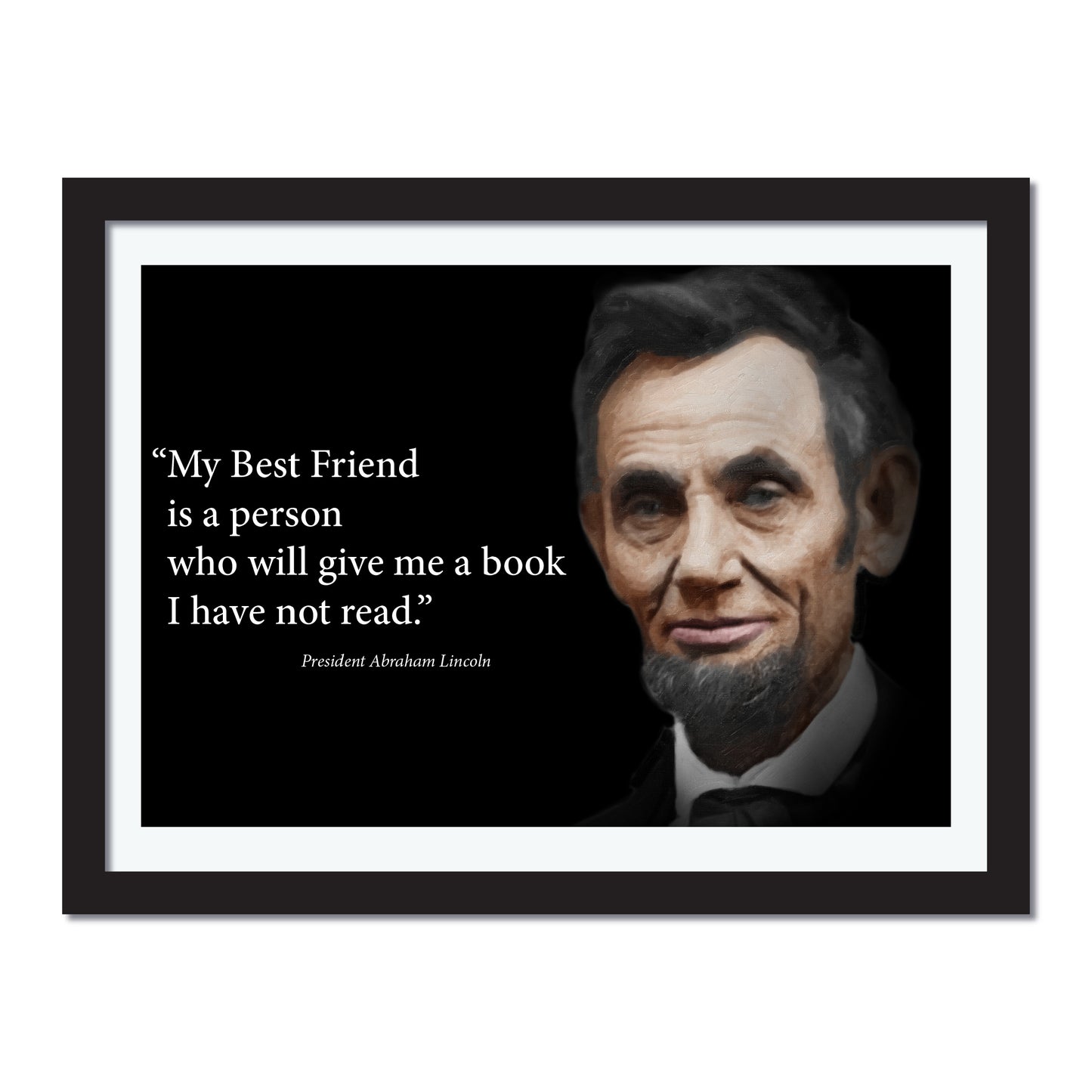 Abraham Lincoln Inspirational Quotes Poster - Young N Refined