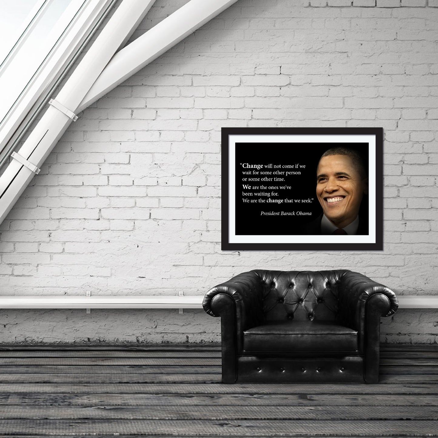 Barack Obama Poster Motivational Quote -  Young N Refined