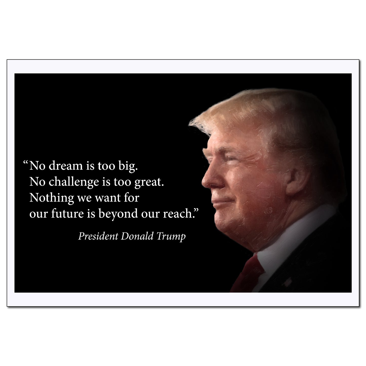 Donald Trump Poster Motivational Quote - Young N Refined