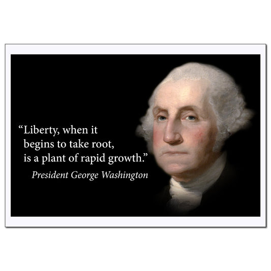 George Washington Poster Motivational Quote - Young N Refined