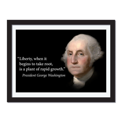 George Washington Poster Motivational Quote - Young N Refined