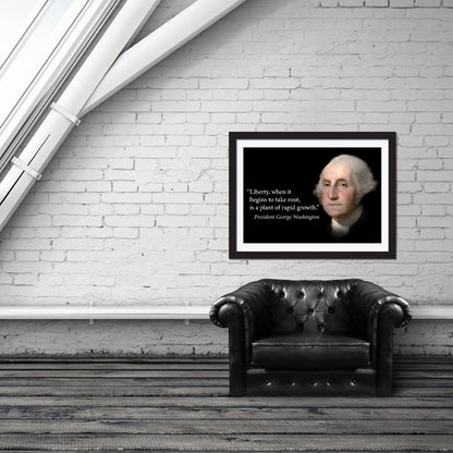 George Washington Poster Motivational Quote - Young N Refined