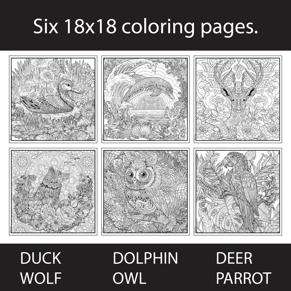 The Alluring World of Large Adult Coloring Pages: A Creative Escape for ...